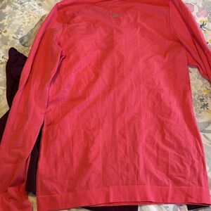 lululemon swiftly  Pink Long Sleeve Tee